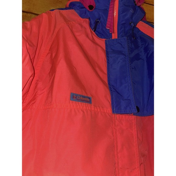Vtg Columbia Sportswear BUGABOO 3-in-1 Fleece Jacket Small S Ski 90s Coat USA - Picture 2 of 10